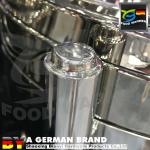 SUS 304 Catering Chafing Dish Of Plane Lid With Window Durable Hinge