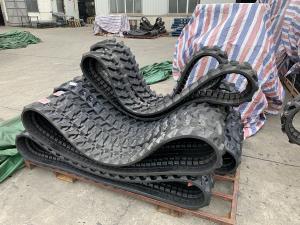 China Guideway Excavator Rubber Tracks Agricultural Machinery Rubber Crawler Block on sale