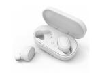 ABS True Wireless Stereo Earbuds Black / White Color With Mic Customized Logo