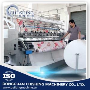 China Comforter Manufacturing Industrial Computerized Quilting Machine With Low Vibration wholesale