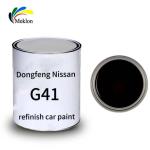 Dongfeng Nissan G41 Obsidian Black Refinish Car Paint Subltle Metallic Sheen