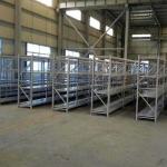 4 Tier Medium Duty Racking ODM Metal Rack Assembly Silver