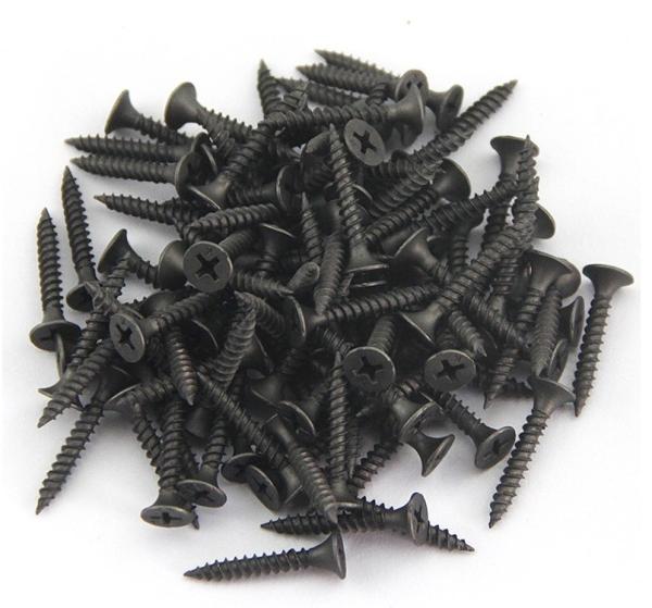 Metric Drywall Screws Coarse Thread for Black Gypsum Board Durable Steel