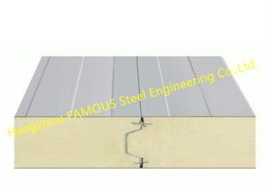 China PU 150mm 200mm Sandwich Wall Panels With Excellent Gloss Retention wholesale