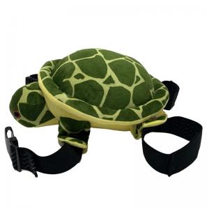 China Green Spotted Plush Turtle Buttock Protector Kid Size 45cm For Outdoor Activities wholesale