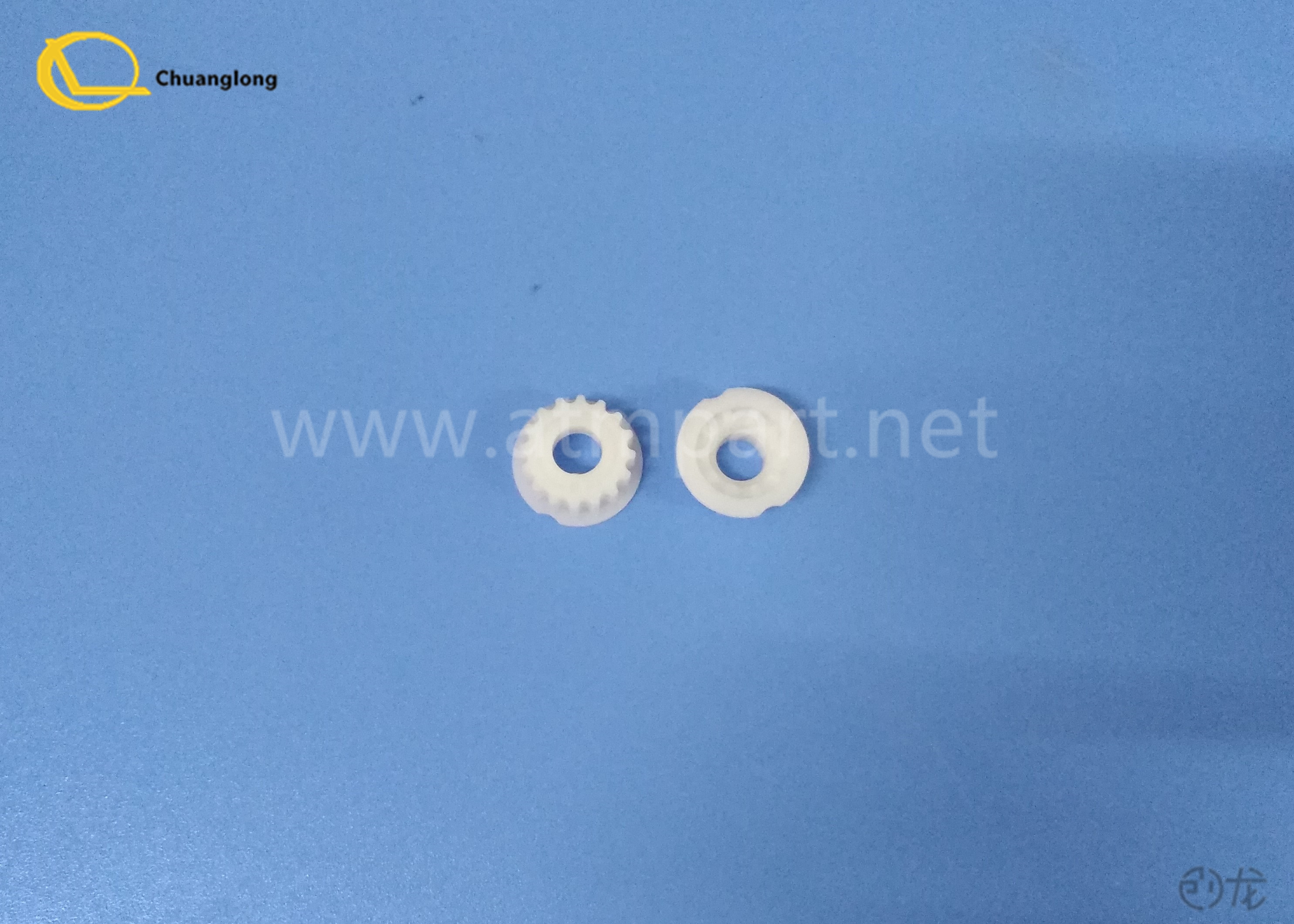 Durable NMD ATM spare parts A006902 , NMD Cassette moter parts white DRIVE PULLEY