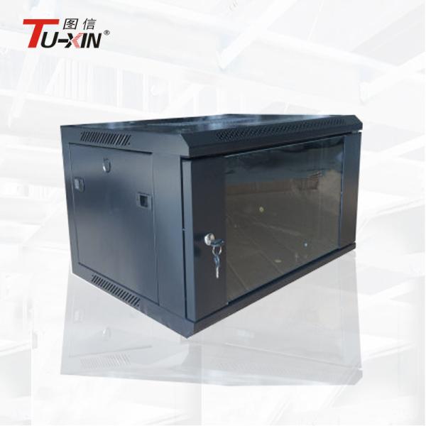 9 U Network Wall Mount Server Rack 19 Inch 600 Mm * 450 Mm Compatible Reliable