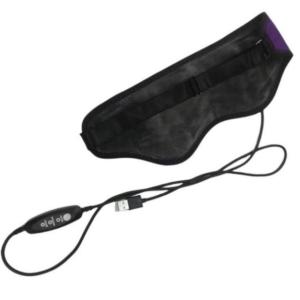 China 5V USB Heated Eye Mask 3 Level Heating Shading Light Soft Velvet Linning wholesale