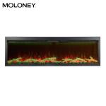 1840mm Fully Recessed Electric Fireplace 120V LED Display 6 Colors