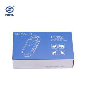 China Popular Microchip RFID Reader With Rechargeable Battery 134.2khz Read 15 Digit ID wholesale