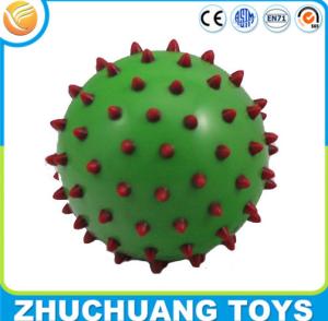 China two tone color cheap inflatable pvc massage ball for kids wholesale