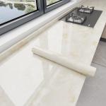 60cm*10m Roll Marble Stick And Peel Wallpaper For Kitchen Bedroom