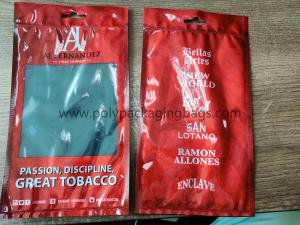China Travel cigar moisturizing bag with moisturizing and humidifying system with red printing on sale