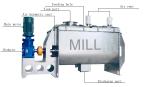 High Efficiency Paddle Ribbon Mixer / Stainless Paddle Ribbon Blender