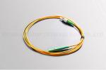 2.0mm Fiber Optic Patch Cord LC / APC - FC / APC PVC LZSH Cable Yellow