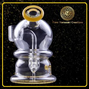 China 5&quot; Glass Water Bongs Clear Smoke Tobacco Mini Hookah Pipe With Screens wholesale