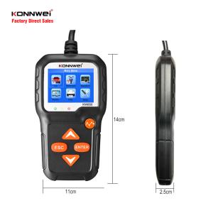 China KW650 Battery diagnostic tool for all 6-16V vehicle motorcycle multi languages to Test Battery Life wholesale