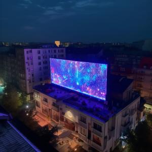 China 6500K LED Advertising Billboard Sign AC110V / 220V 140° Viewing Angle wholesale