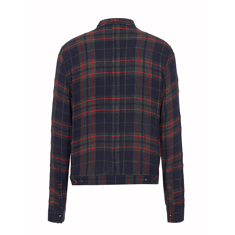Autumn Cotton Plaid Mens Fashion Casual Shirts Long Sleeve Streetwear Shirts
