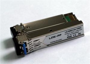 China 1.25Gbps SFP Transceiver , Single Mode , 10km Reach 1310nm LS-SM3124-10 Series wholesale