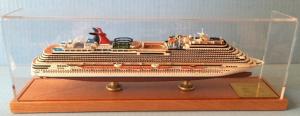 China Cruise Historical Model Ships , Carnival Magic Cruise Ship Toy Model Boats wholesale