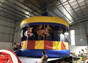 China Commercial Inflatable Carousel Bounce House For Backyard 6 * 6m wholesale