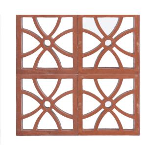 China 800 Centigrade Heat Insulation Hollow Perforated Clay Bricks for Garden Wall Decorative Construction wholesale