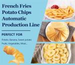 Electronic Frozen French Fries Production Line High Productivity Automatic