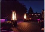 Outdoor wheel design swim pool gas fired infrared heaters with tilt protect