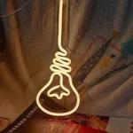 50000hrs AC240V Flex LED Neon Sign Warm White LED Sign RoHS