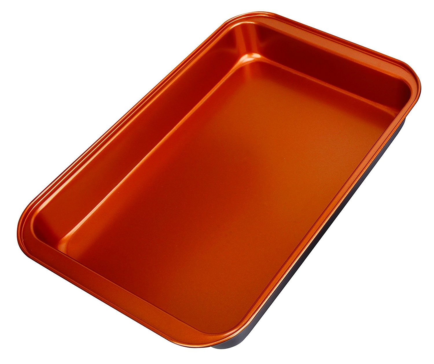 Copper Bakeware Set Oblong Rectangular Pan Brownie Pan Round Cake Pan and Meat Loaf Pan