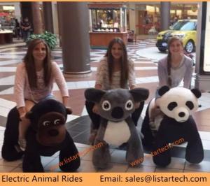China Mini Panda Electronic Animal Scooter for Kids in the Mall wholesale