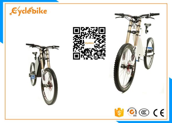 Long Range Powerful Electric Bike Full Suspension / E Bike Mountainbike 25-40km