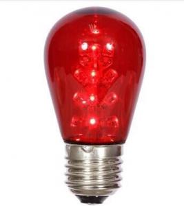 China Red LED bulbs S14 lamp Party decoration string light E26 12V 24V red transparent bulb wholesale
