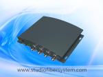 compact 4channel broadcast 3GSDI over 1 singlemode fiber optic extender to 20