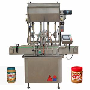 China 4 Nozzles Honey Bottle Filling Machines With Color Touch Screen Display wholesale
