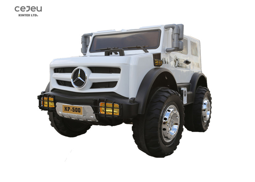 White Center Control Mercedes Benz Children'S Electric Car 4 Year Old Licensed