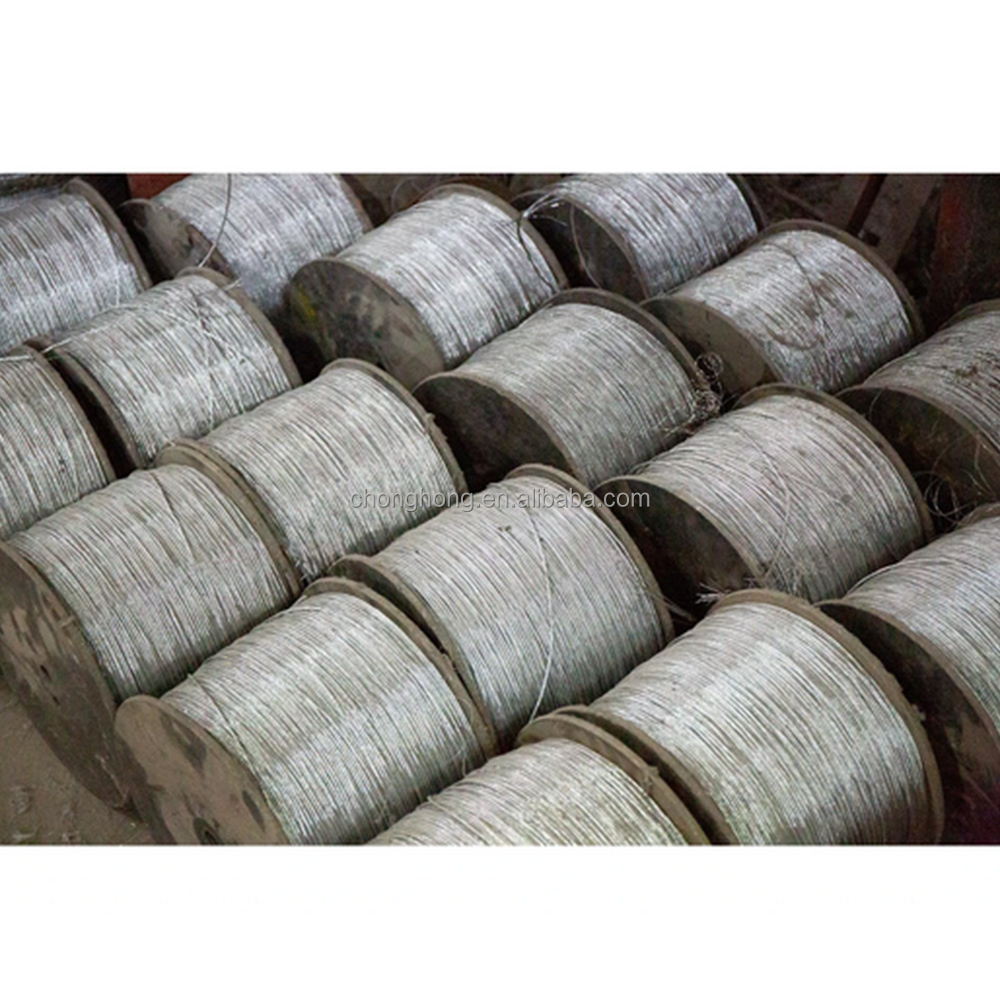 6X19 FC 8X19 6X7 FC IWRC 6X12 7FC 6X19 FC IWRC 6X24 7FC 6X37 Non-Alloy Galvanized Steel Wire Rope for Tough Construction
