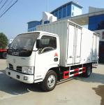 3 Ton Dongfeng Light Duty Cargo Vans , Small 95km/h Steel Box Truck