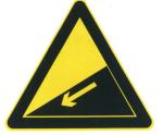 Steep slope sign