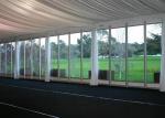 Heavy Duty Waterproof Pvc Fabric Pole Strech Tents / Event Marquee Tent For 5 +