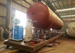 50000L LPG Gas Tank Skid Mounted , Propane Gas Tank For Mobile Gas Refilling