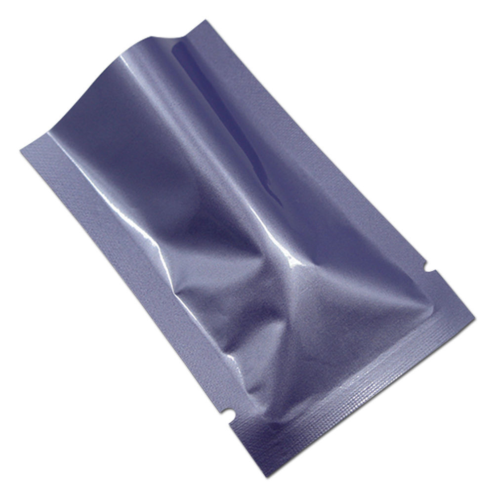 Custom Matte Black Metallic Foil Zip Lock Stand Up Bags Pouches