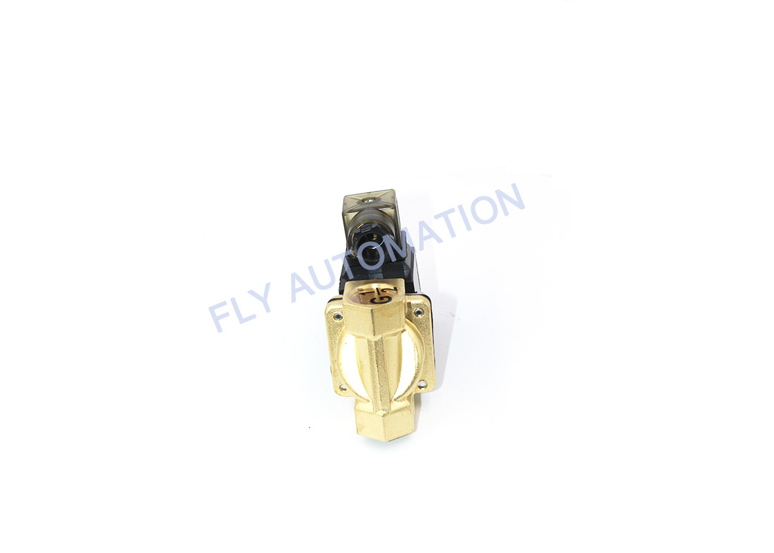 PU220-04 1/2" Brass Water Solenoid Valve With Timer Normally Closed Direct Drive Type Ac220v