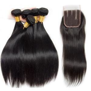 China No Shedding / Tangling Brazilian Human Hair Bundles / Extension Straight 8a Hair wholesale