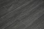 Black SPC Rigid Core Vinyl Flooring Anti Slip Non Faded Color Dry Backing