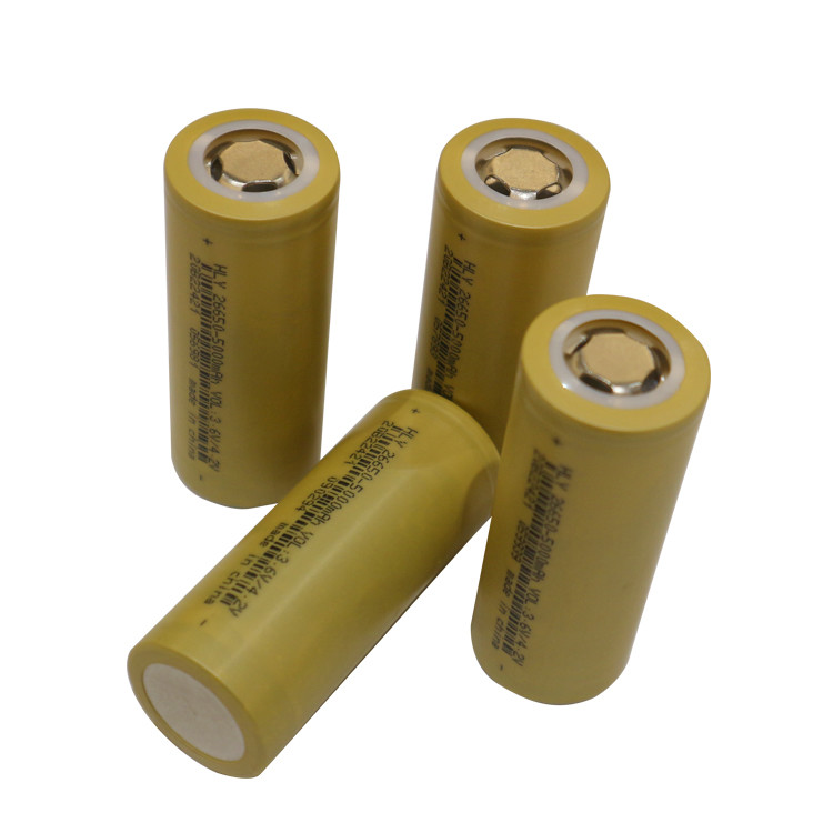 3.6v Lithium Ion 26650 Battery 5000mah 800 Cycle BIS Certification