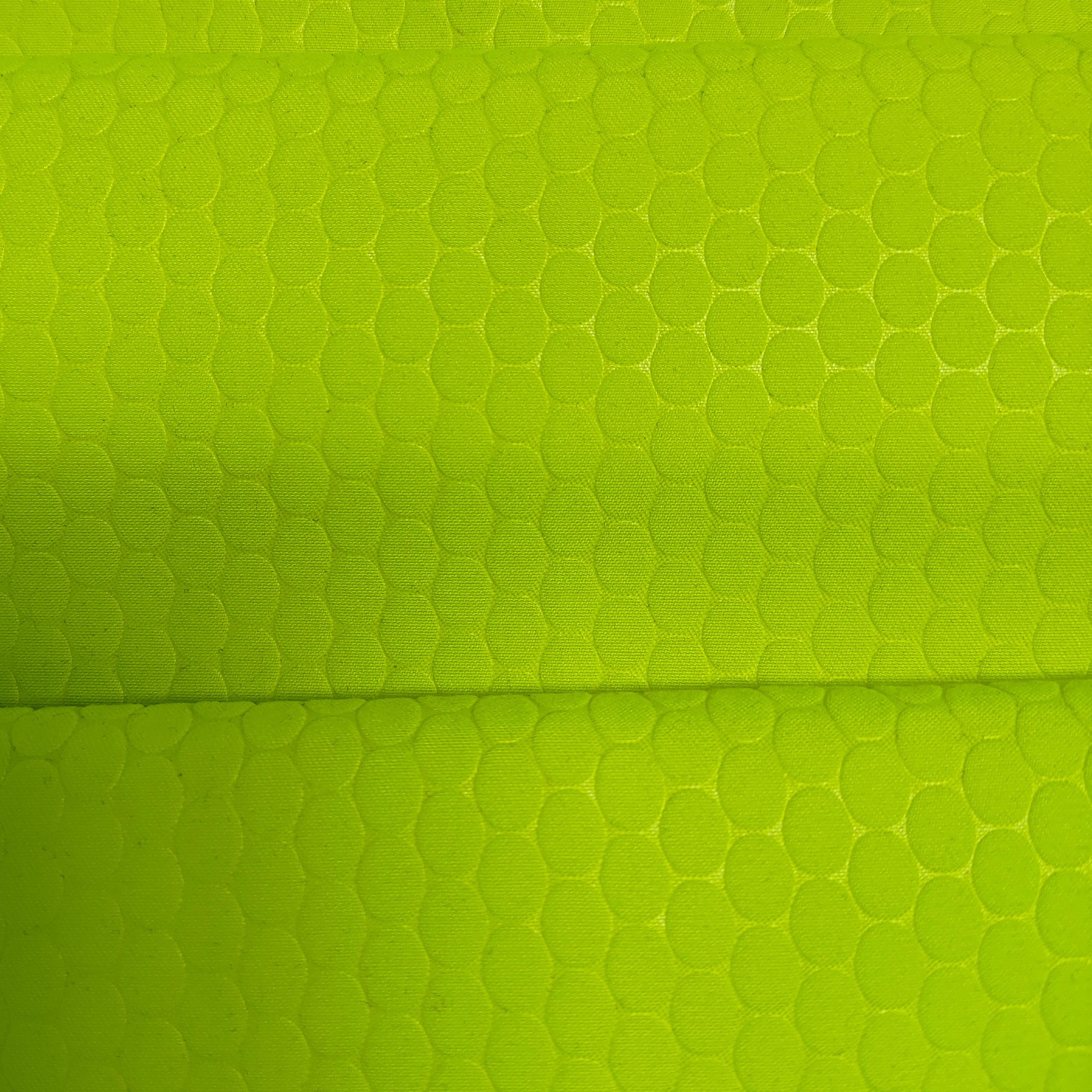 113gsm Brushed Twill Peach Skin Velvet Fluorescent Color 3D Embossed Beach Pants Fabric