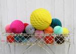 Party Wedding Decoration Paper Craft Tissue Paper Honeycomb Balls Pom Pom Flower