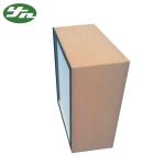 Wooden Frame Deep Pleated Hepa Filter Paper Separator 1500m³/h Air Volume For